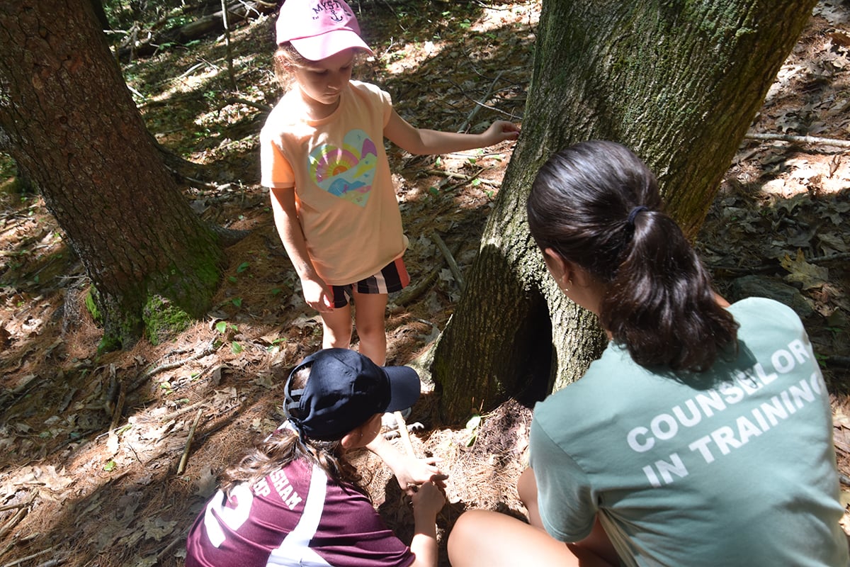 Wachusett Meadow CIT with campers