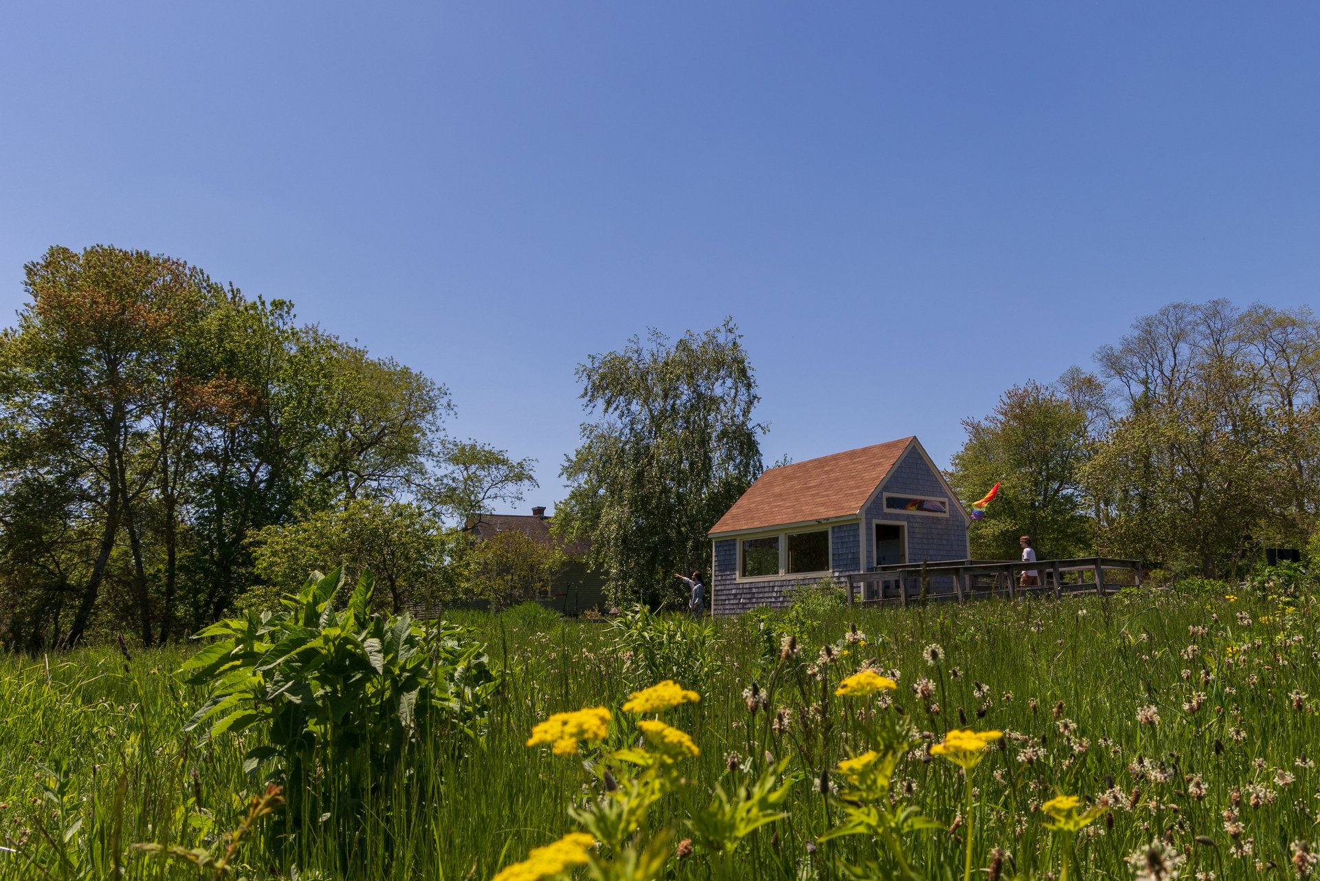 exterior view of daniel webster blind